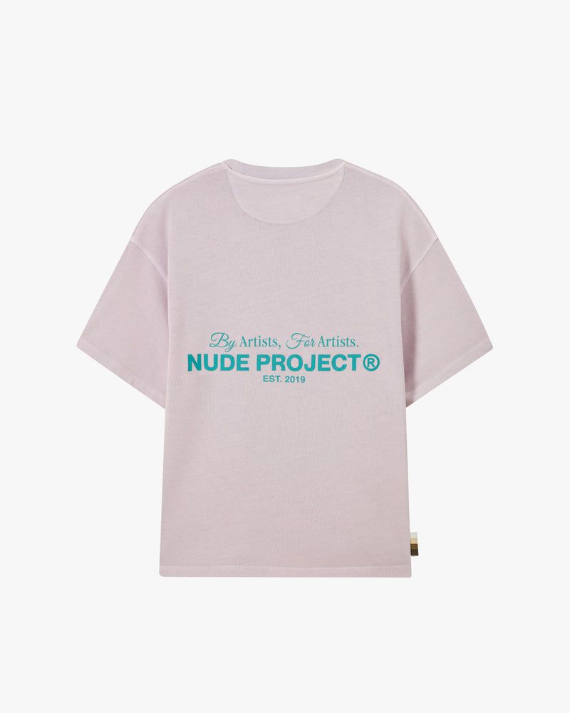 Nude Project Cult T-shirt Light Purple | US-79386BJQF