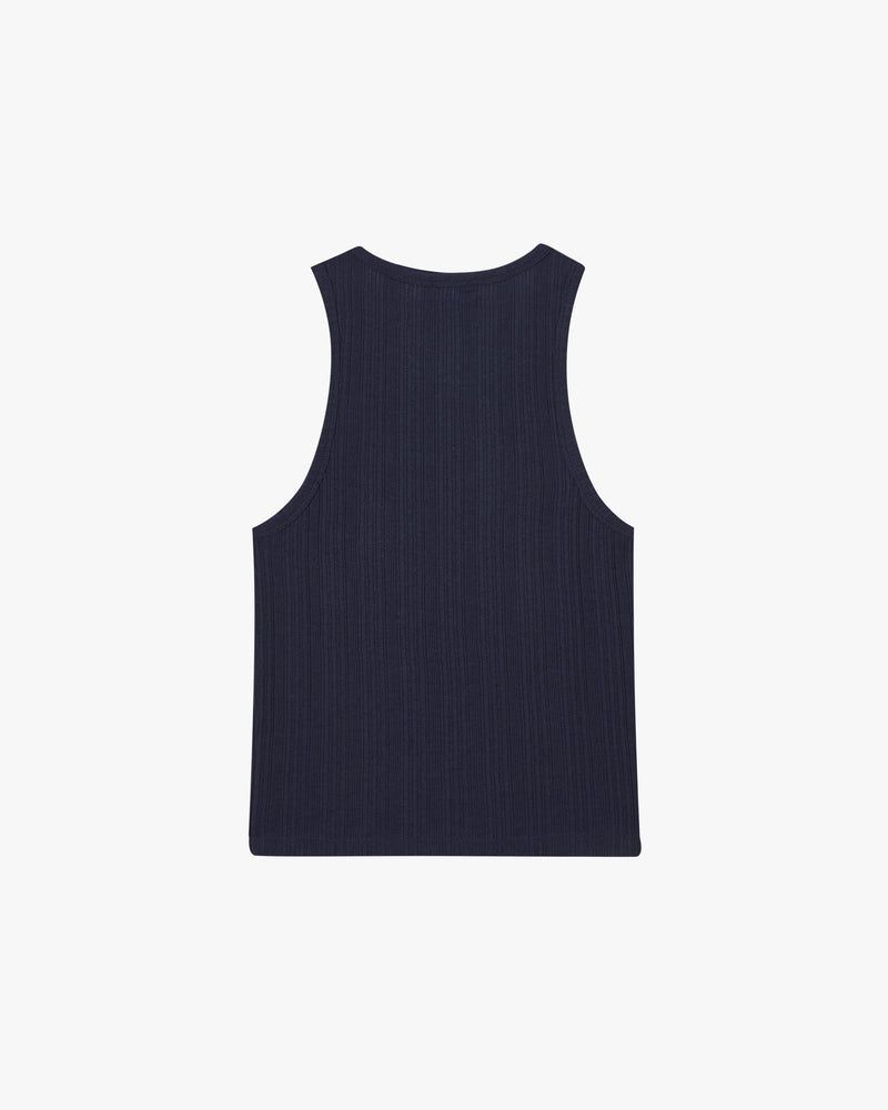 Nude Project Cut&sew Playboy Tank Top Navy | US-02139FOQT