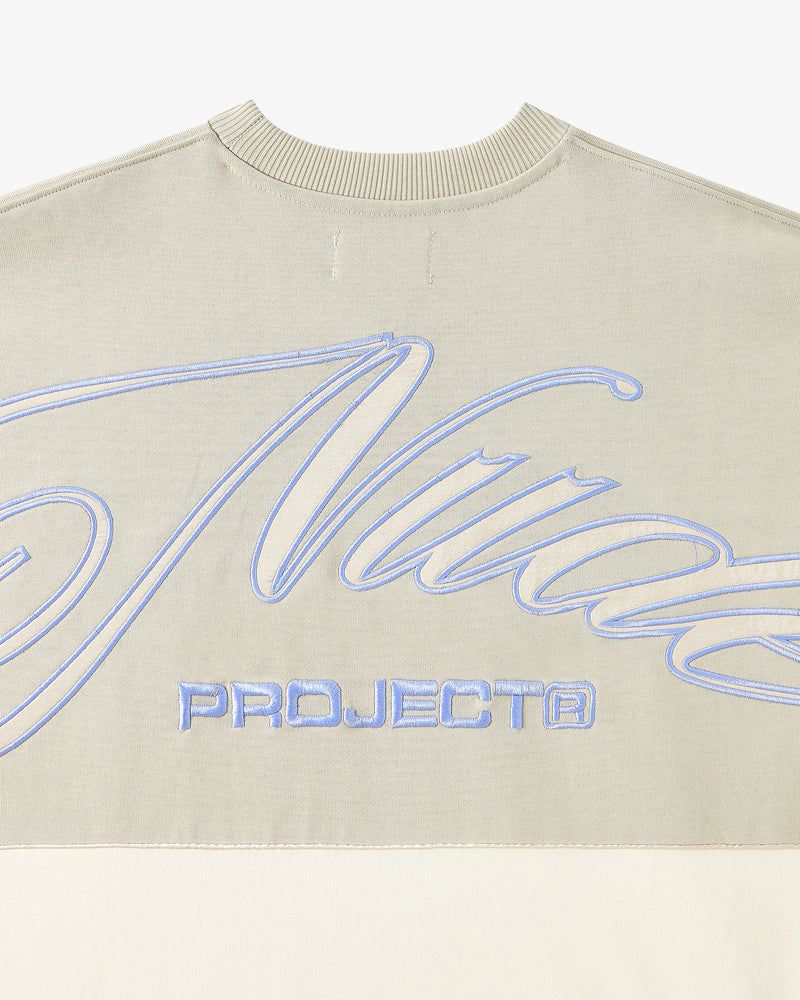 Nude Project Da Wave Crewneck Sweatshirt Beige | US-25496ADHG