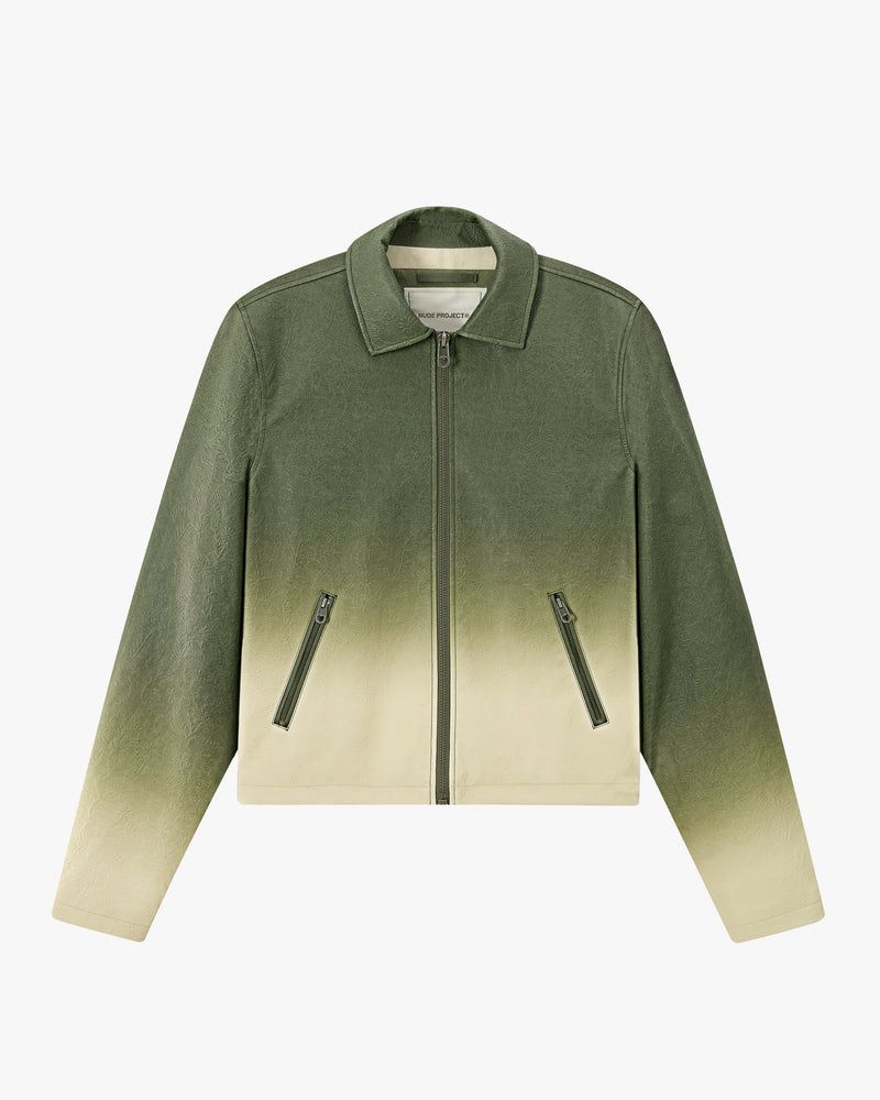 Nude Project Dolla Degrade Jacket Green / Cream | US-10592JHUN