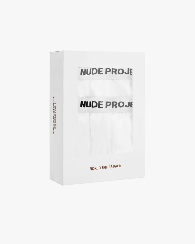 Nude Project Essential 2xpack Underwear White | US-95786UOYB