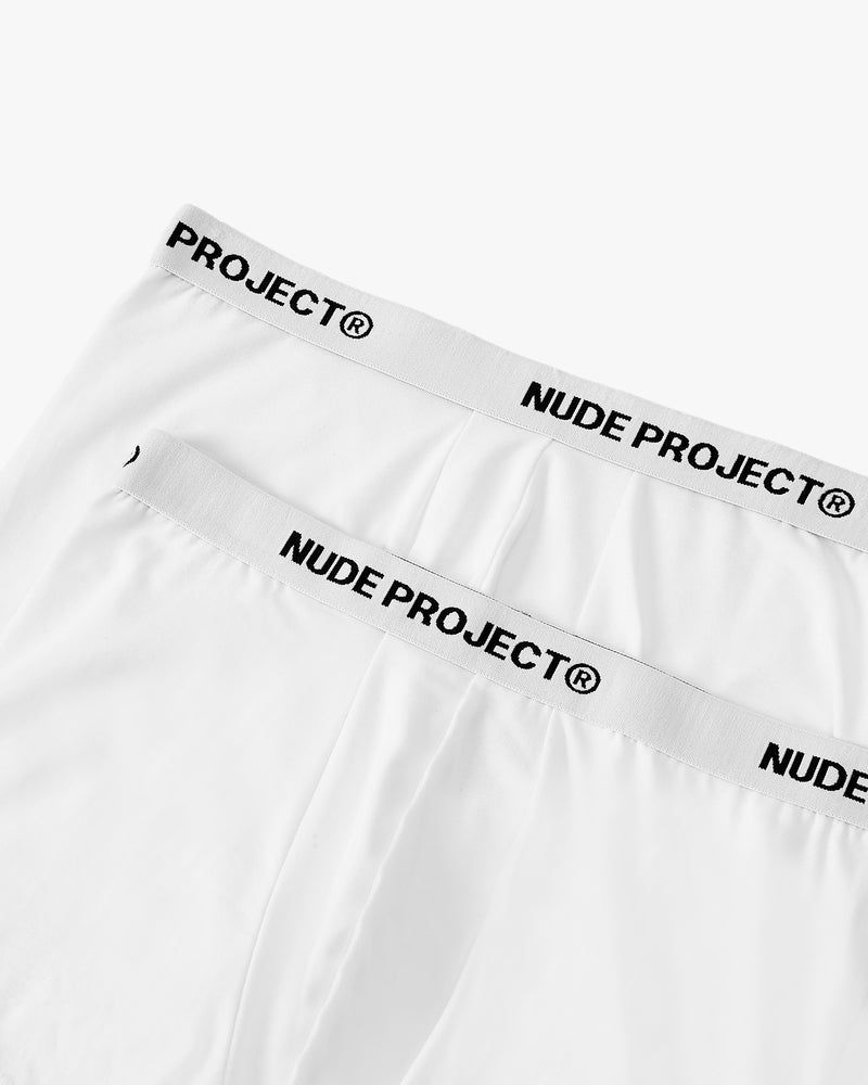 Nude Project Essential 2xpack Underwear White | US-95786UOYB