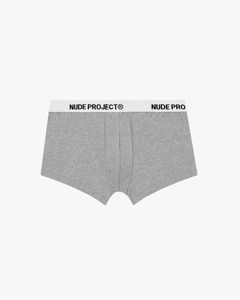 Nude Project Essential 2xpack Underwear Grey | US-62487OGRS