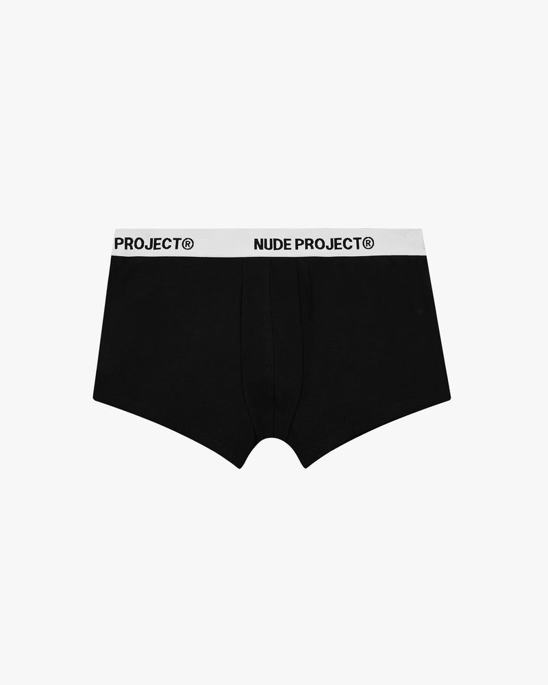 Nude Project Essential 2xpack Underwear Black | US-53704YNOG