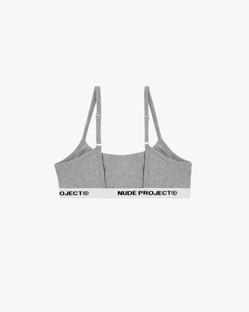 Nude Project Essential Bras Grey | US-96457HNMT