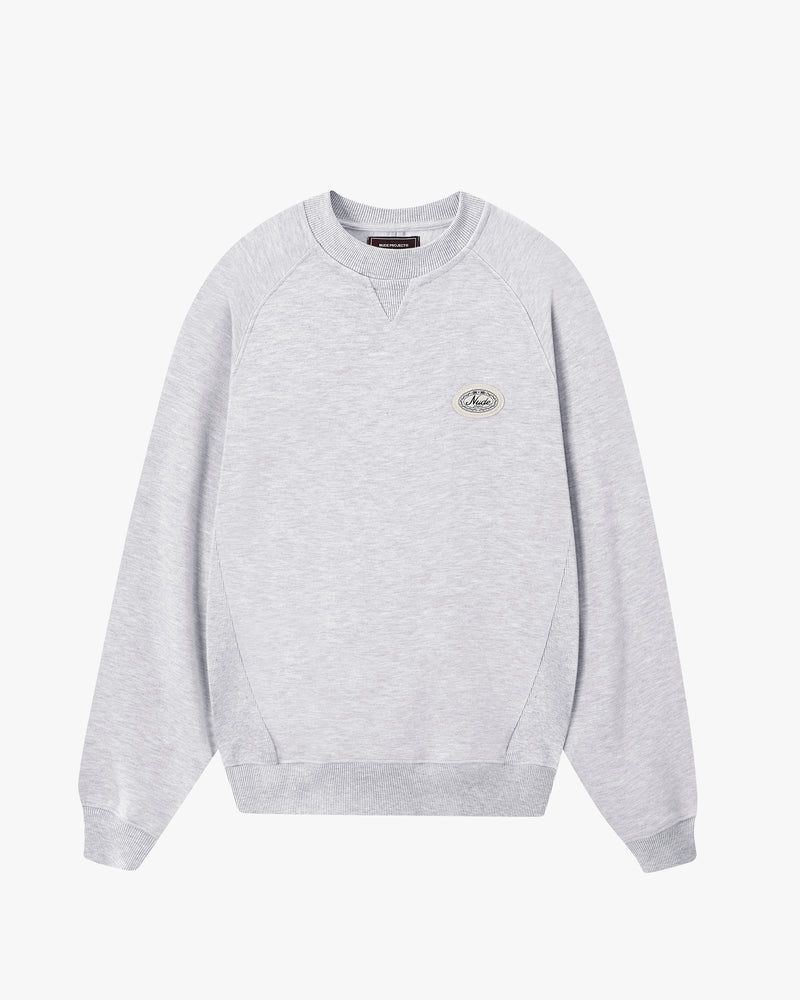 Nude Project Essentials Crewneck Sweatshirt Grey | US-61408WFRQ