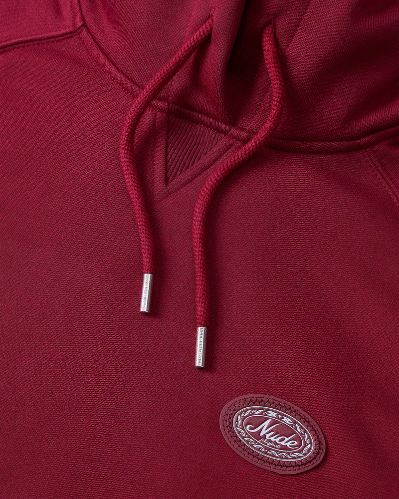 Nude Project Essentials Hoodie Burgundy | US-26739DMQJ