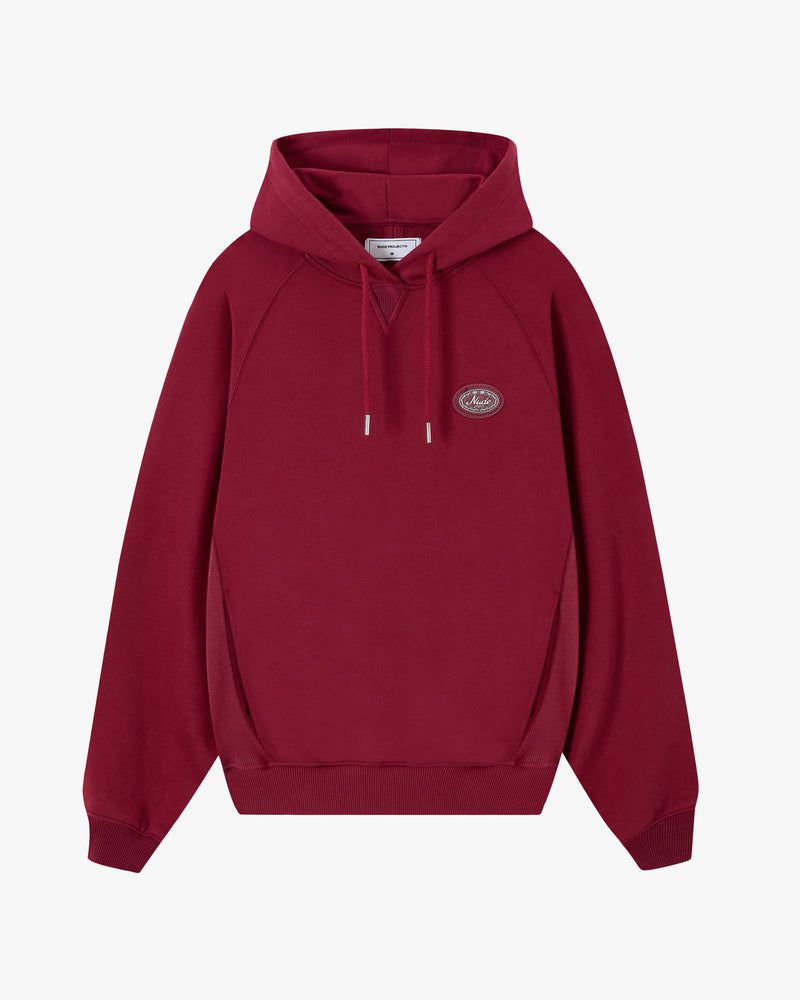 Nude Project Essentials Hoodie Burgundy | US-26739DMQJ