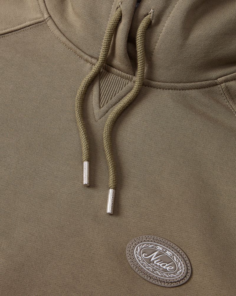 Nude Project Essentials Hoodie Green | US-74850MVGK