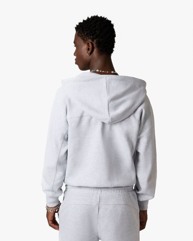 Nude Project Essentials Zip-up Hoodie Grey | US-81297OYWZ