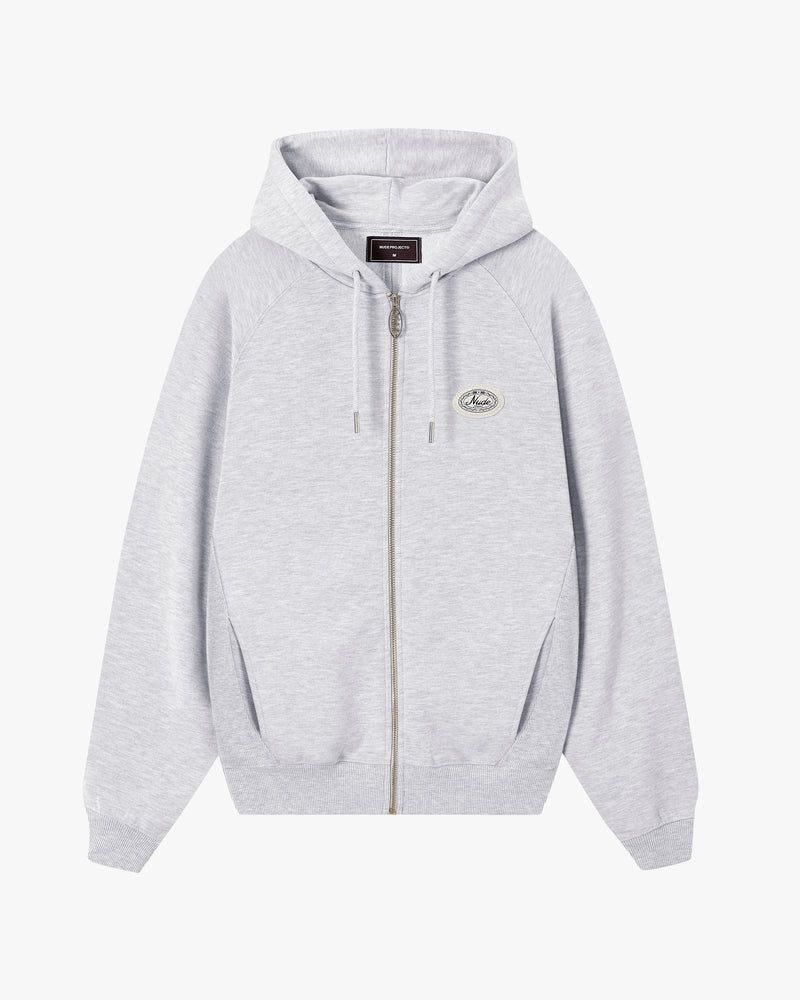 Nude Project Essentials Zip-up Hoodie Grey | US-81297OYWZ