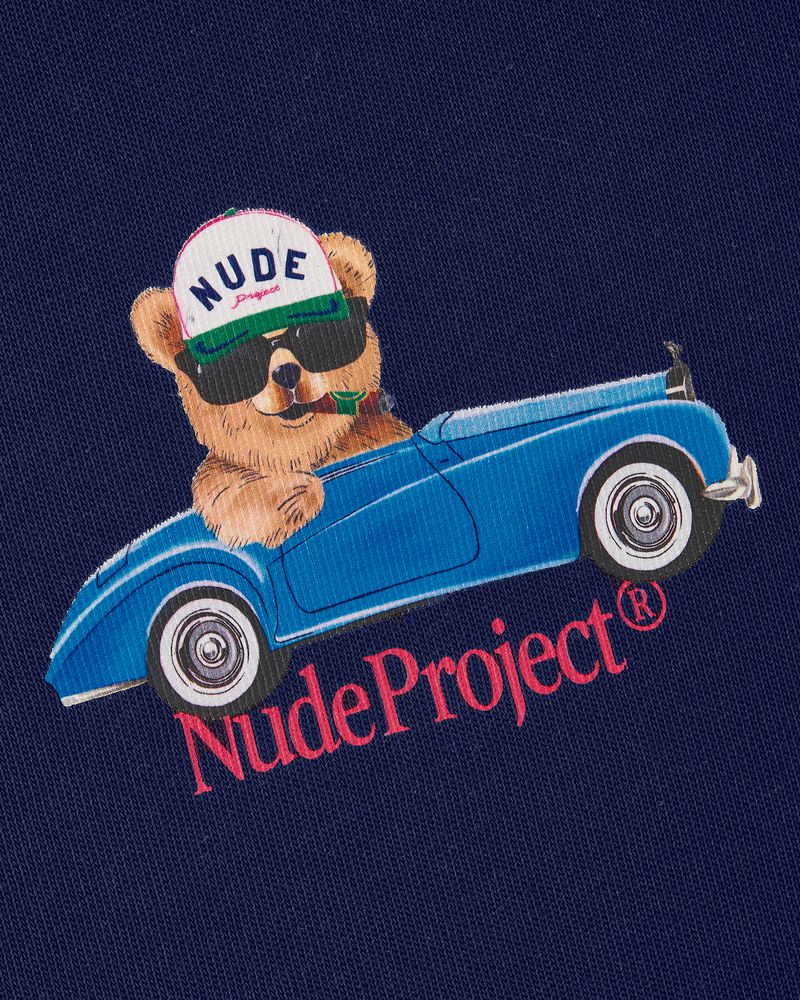 Nude Project Hot T-shirt Navy | US-92845NFOM