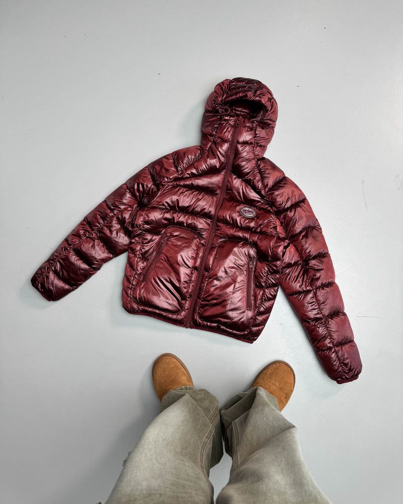 Nude Project Iconic Puffer Jacket Dark Red | US-60938BHDZ