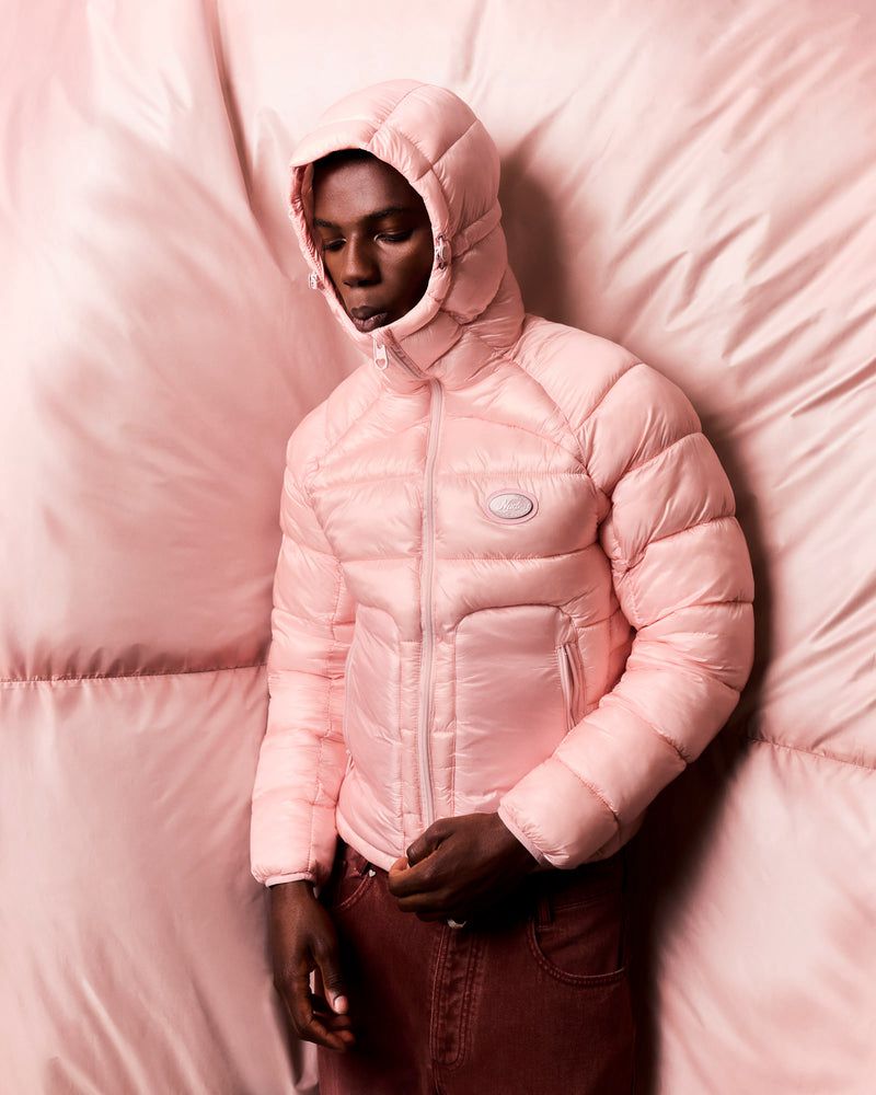 Nude Project Iconic Puffer Jacket Pink | US-40762FEPX