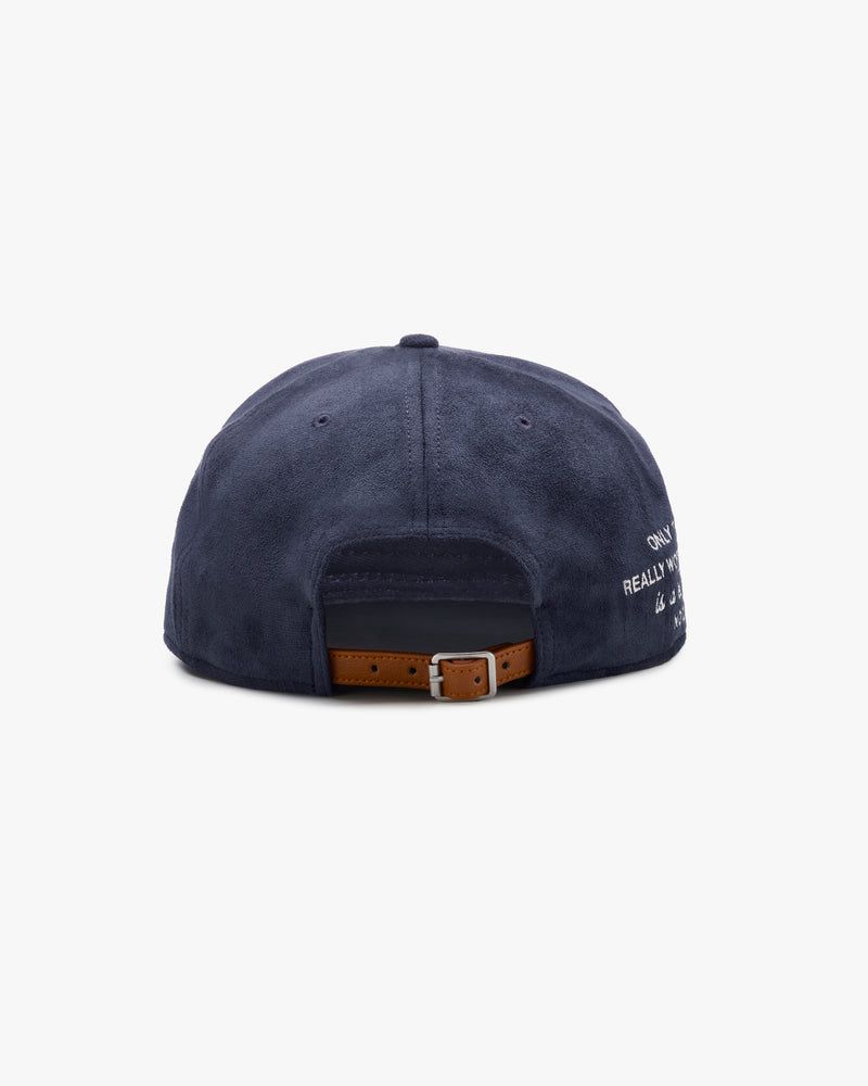 Nude Project Iconic Suede Cap Navy | US-40827HVUL