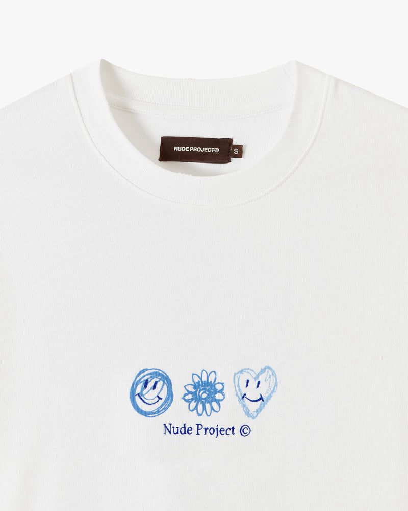 Nude Project Jarron T-shirt White | US-93586XZDS