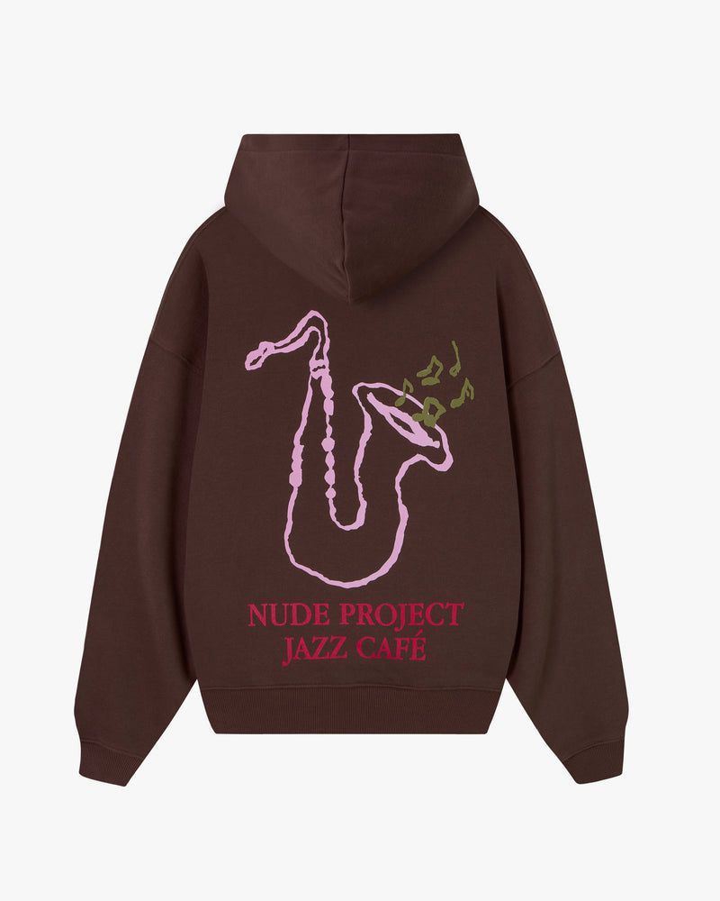 Nude Project Jazz Café Hoodie Brown | US-40781XWGU