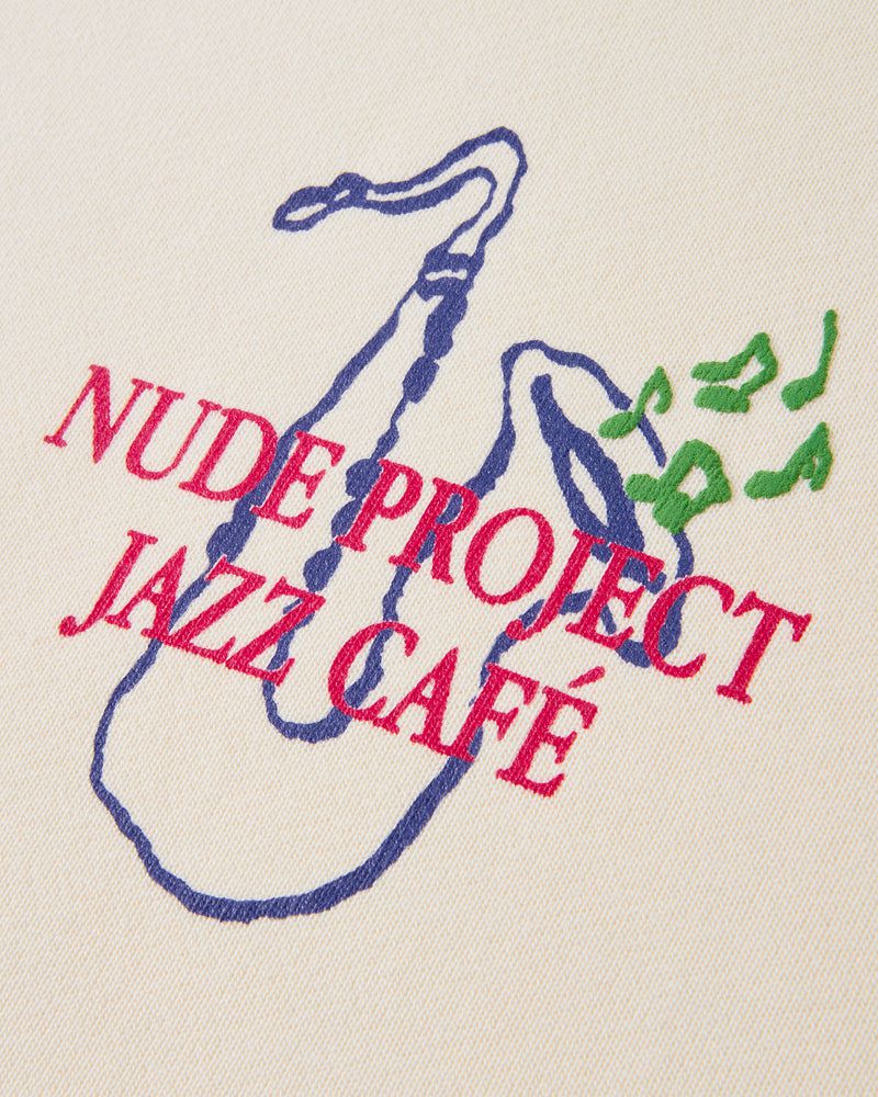 Nude Project Jazz Café Hoodie Cream | US-04687QTZS