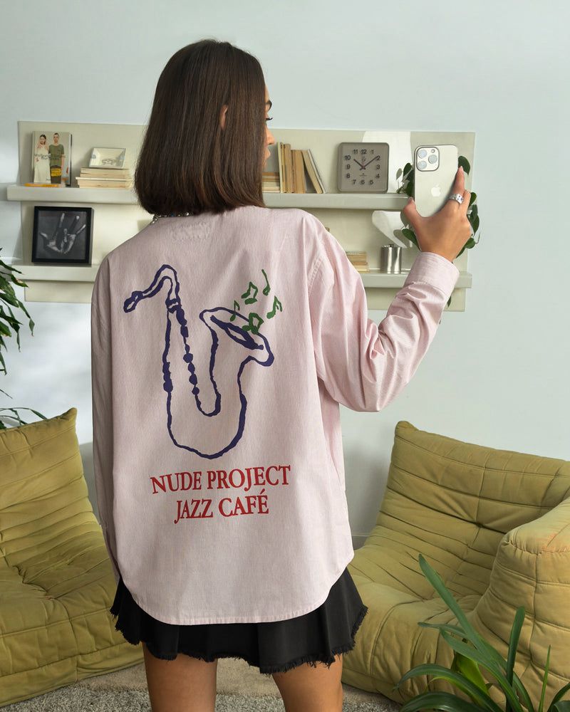 Nude Project Jazz Café Shirts Pink | US-50261SYEA