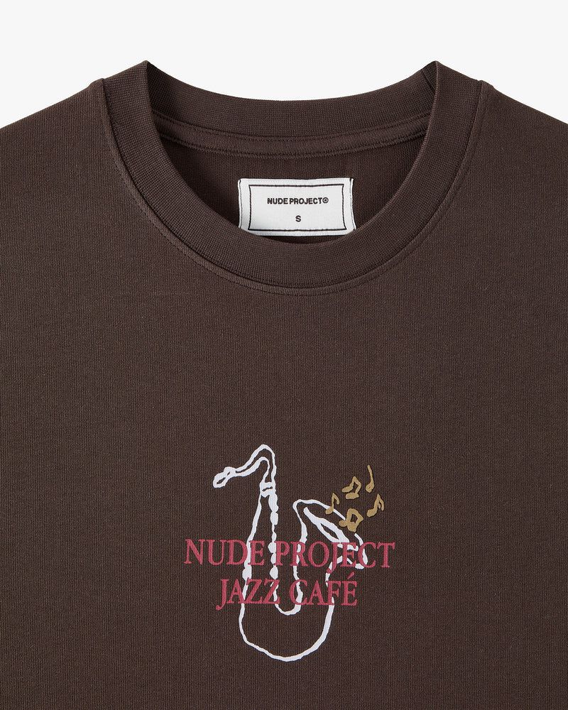 Nude Project Jazz Café T-shirt Brown | US-61704LXKD