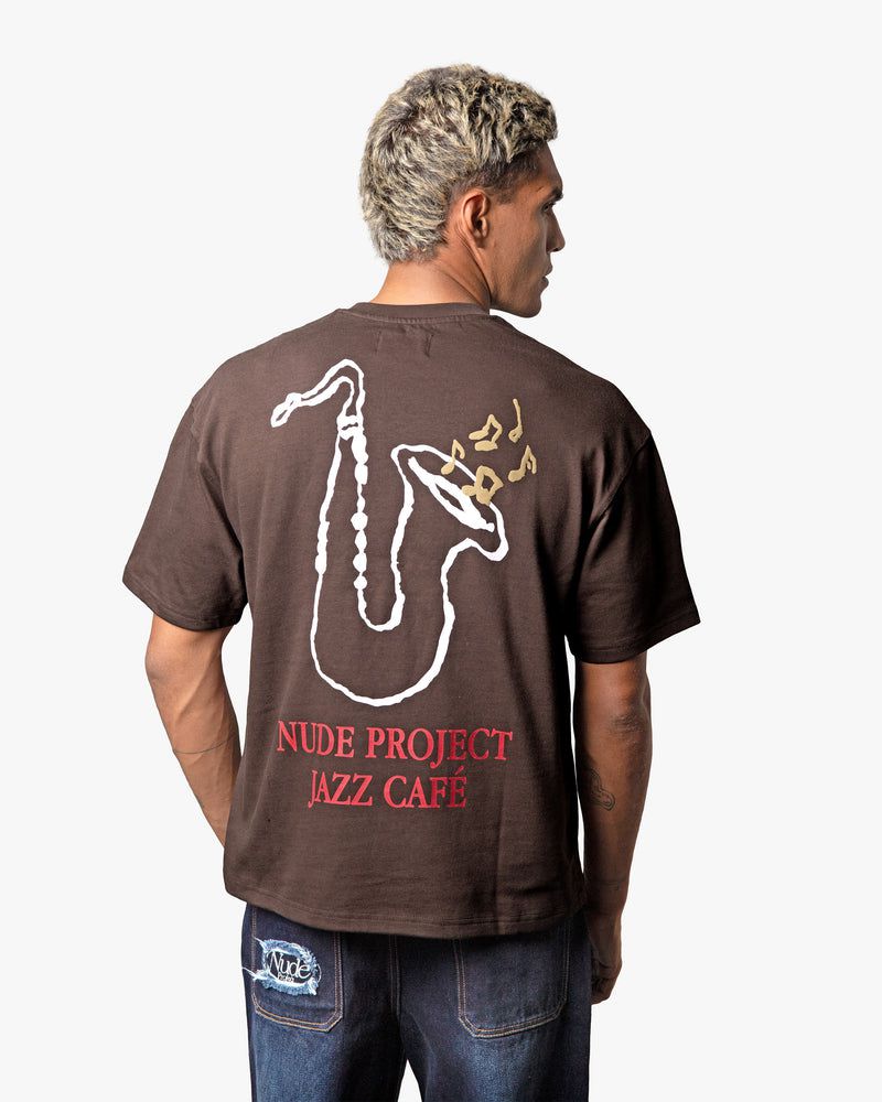 Nude Project Jazz Café T-shirt Brown | US-61704LXKD