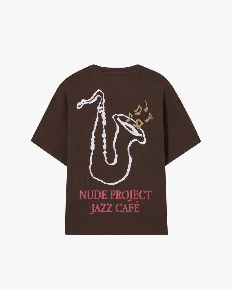 Nude Project Jazz Café T-shirt Brown | US-61704LXKD