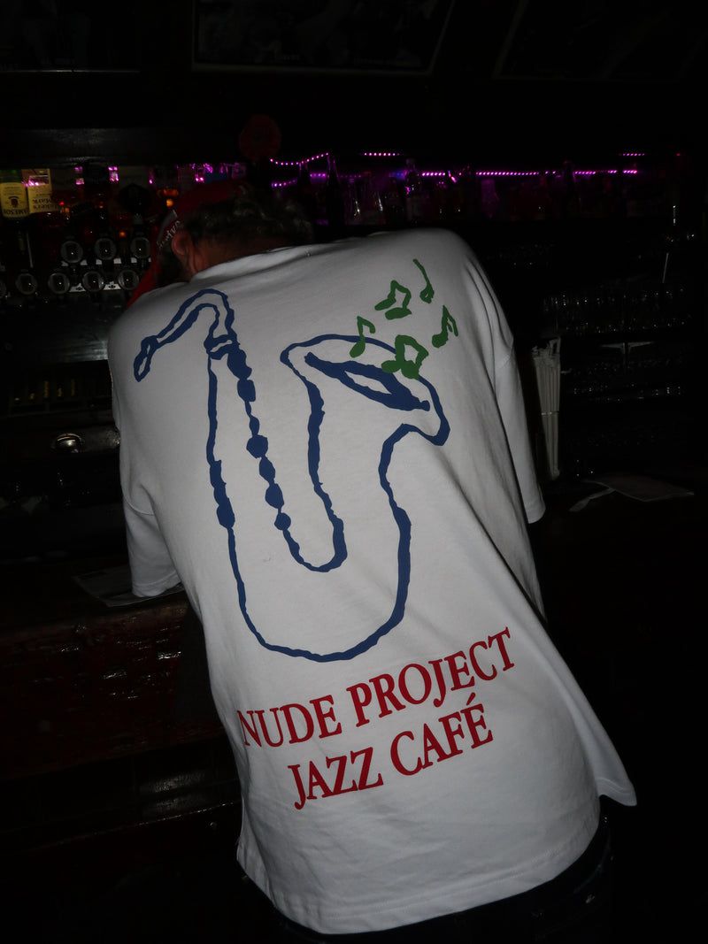 Nude Project Jazz Café T-shirt White | US-27051CJBE