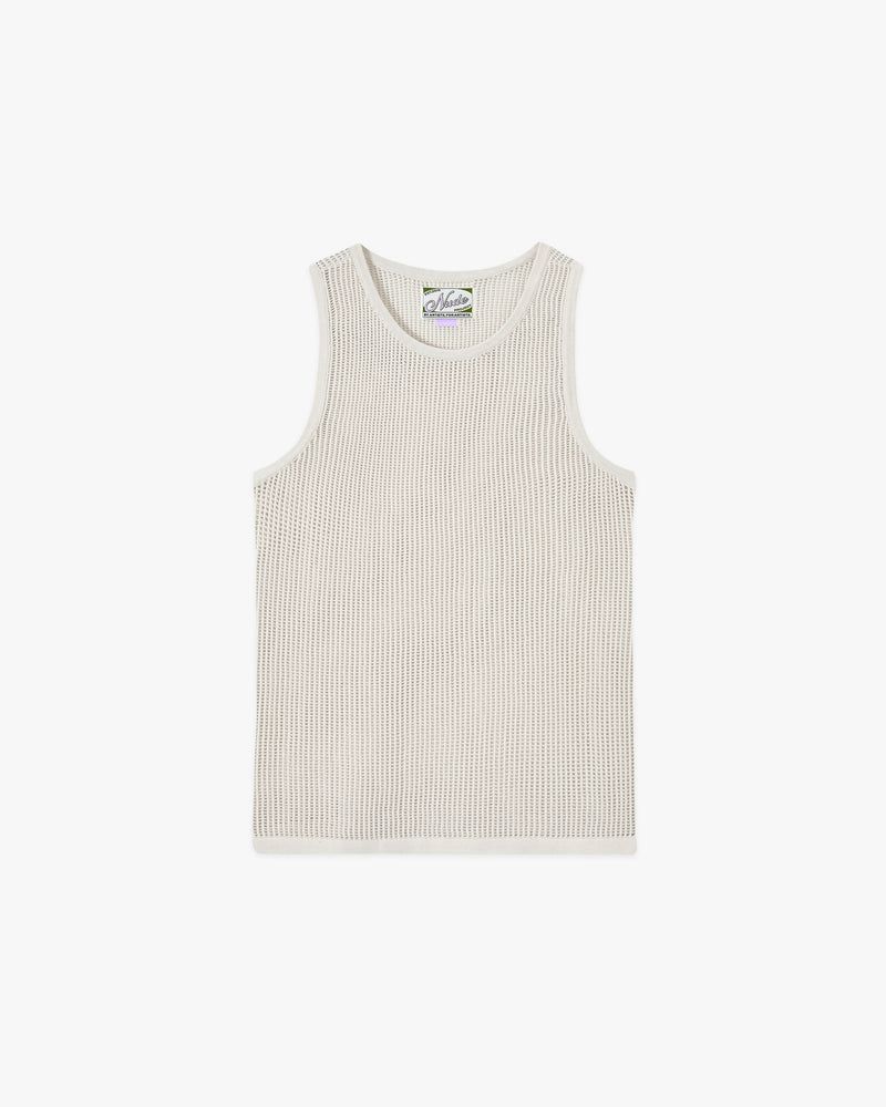 Nude Project Knit Tank Top Cream | US-87145DIZM