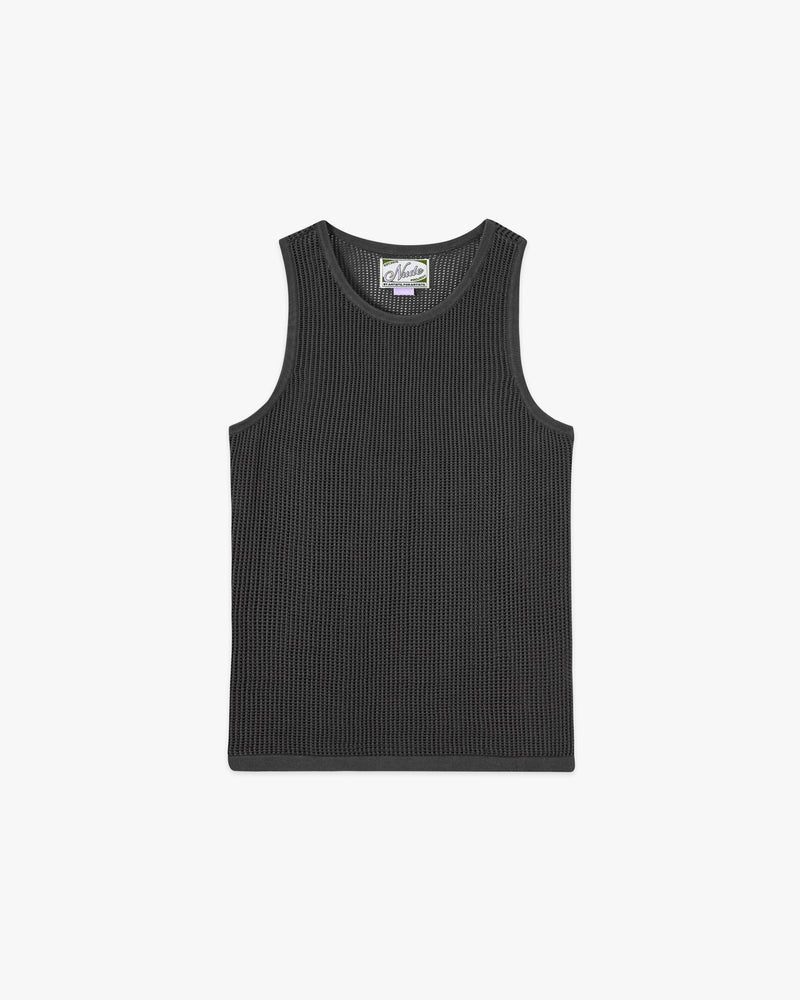 Nude Project Knit Tank Top Dark Grey | US-42301HYPG