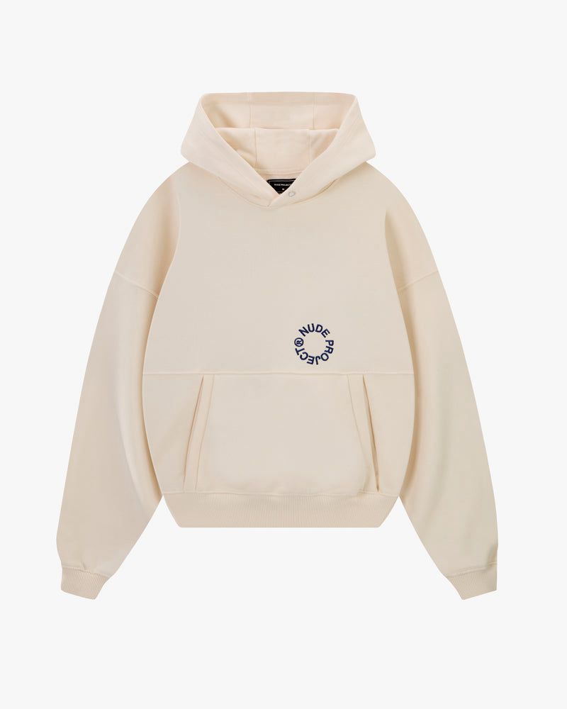 Nude Project Kory Boxy Hoodie Cream | US-40396LHON