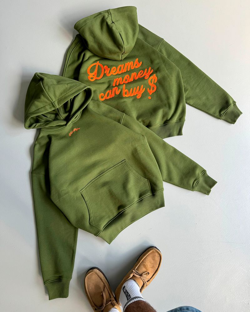 Nude Project La Monnaie Hoodie Green | US-84970FIEP