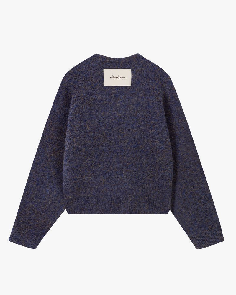 Nude Project Le Marais Knit Sweater Navy | US-38249YOXF