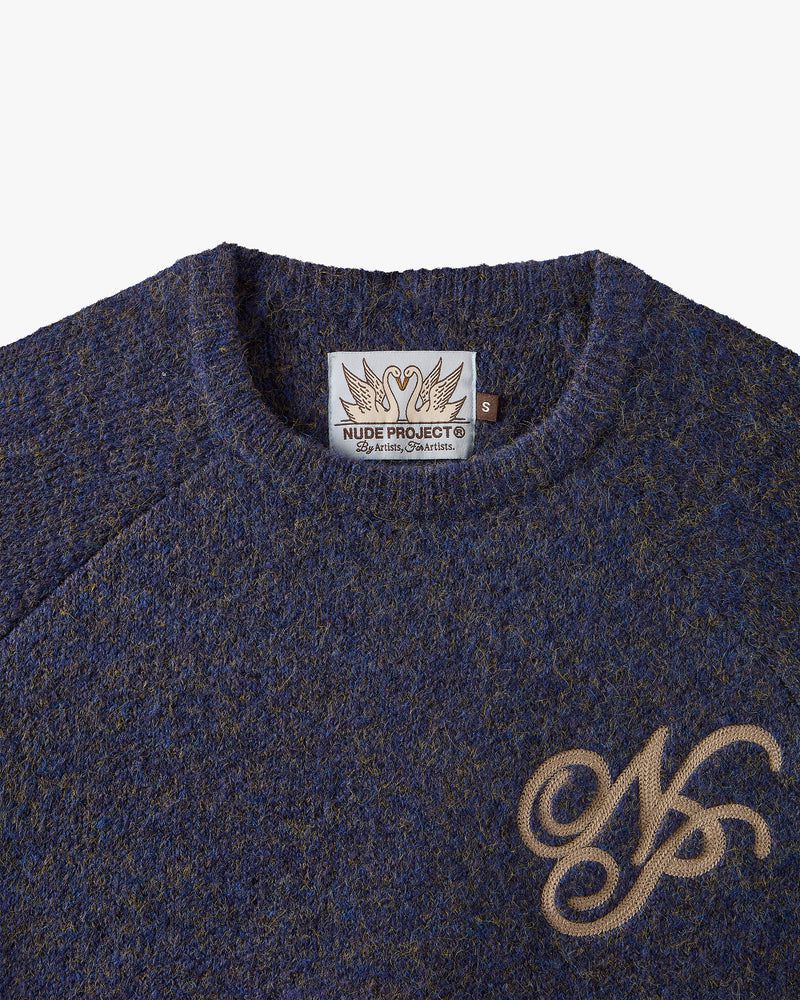 Nude Project Le Marais Knit Sweater Navy | US-38249YOXF