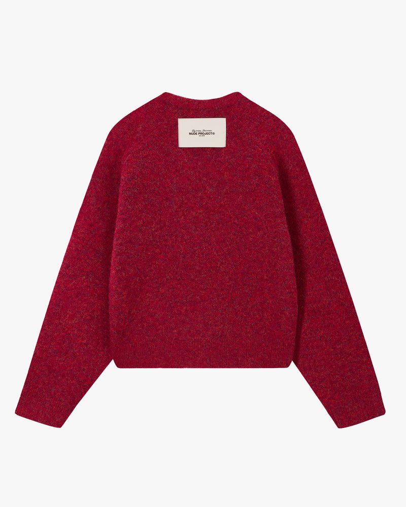 Nude Project Le Marais Knit Sweater Red | US-47685CPSA