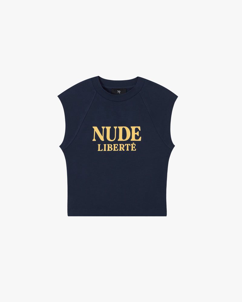 Nude Project Liberté Top Navy | US-49105YKHR