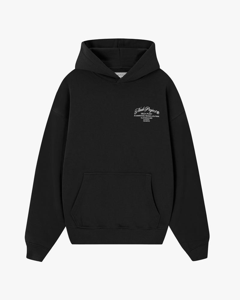 Nude Project Locally Hated Hoodie Black | US-37280SNFZ