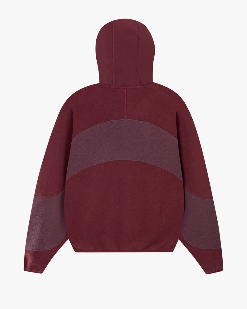 Nude Project Machiavelli Polar Hoodie Burgundy | US-15470KNLU