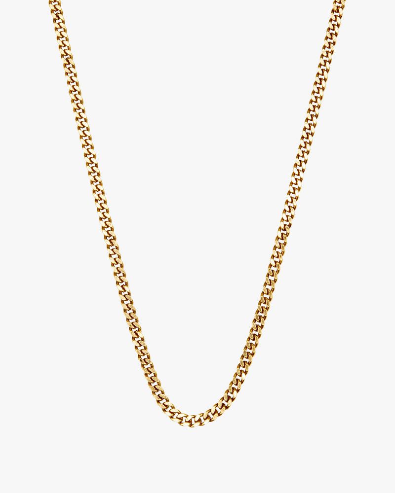 Nude Project Minicuban Necklace Gold | US-50786YQTW