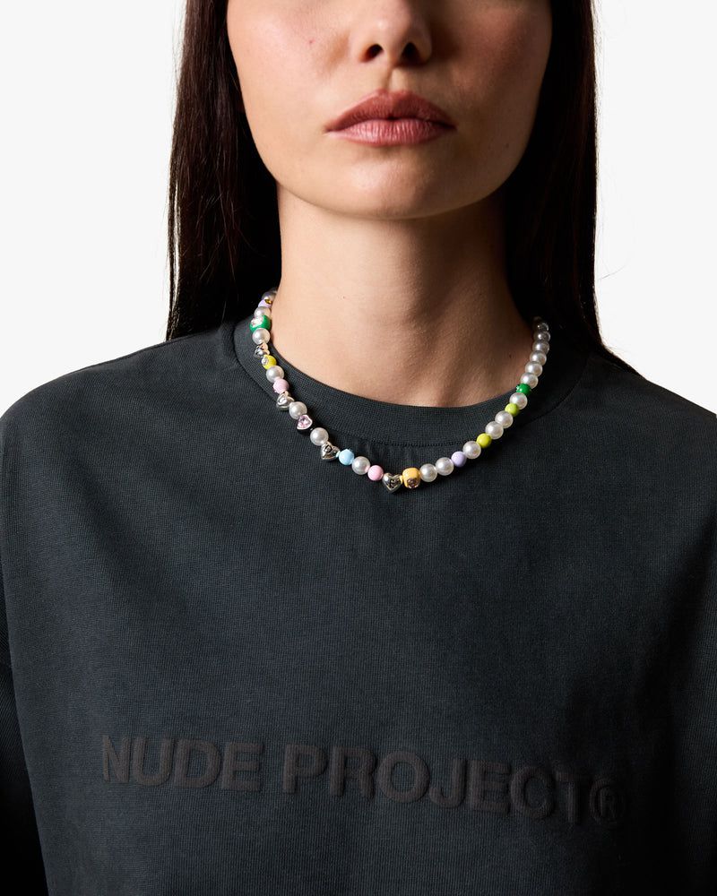 Nude Project Mumu Pearl Necklace Multicolor | US-53914RTVY