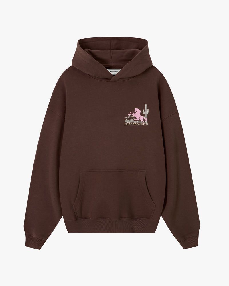 Nude Project Not A Rodeo Hoodie Brown | US-90412EDHB