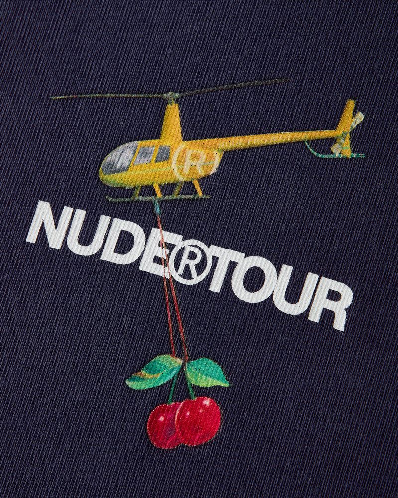 Nude Project Nude Tour T-shirt Navy | US-09832CVZJ