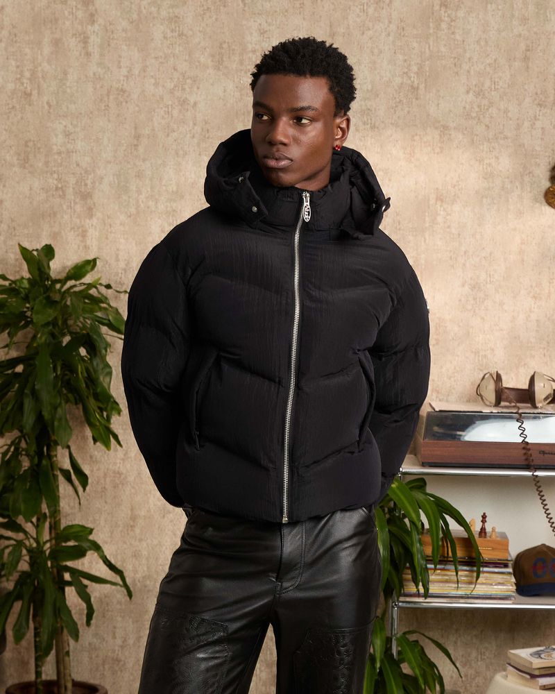 Nude Project Og Puffer Jacket Black | US-06573EQGL