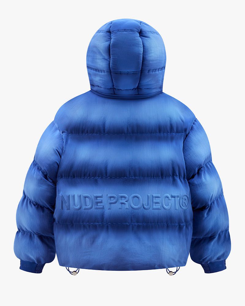 Nude Project Og Puffer Jacket Blue | US-36459WTGB