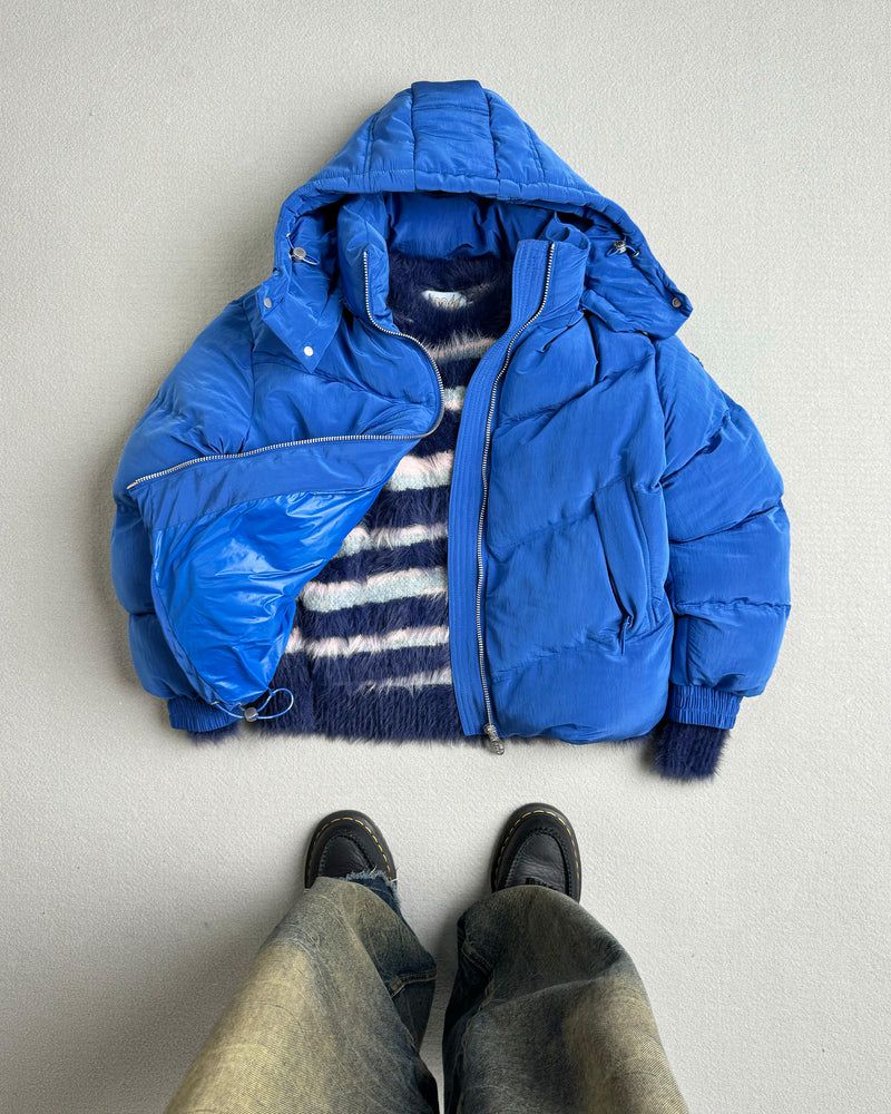 Nude Project Og Puffer Jacket Blue | US-36459WTGB