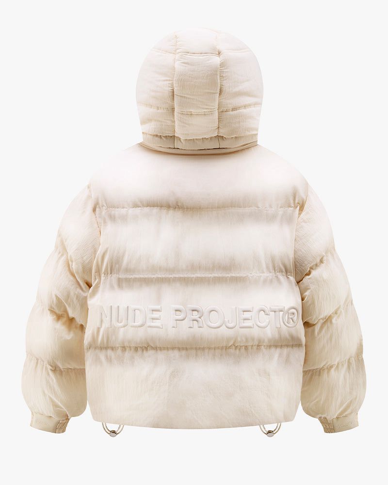 Nude Project Og Puffer Jacket Cream | US-60932UKGD