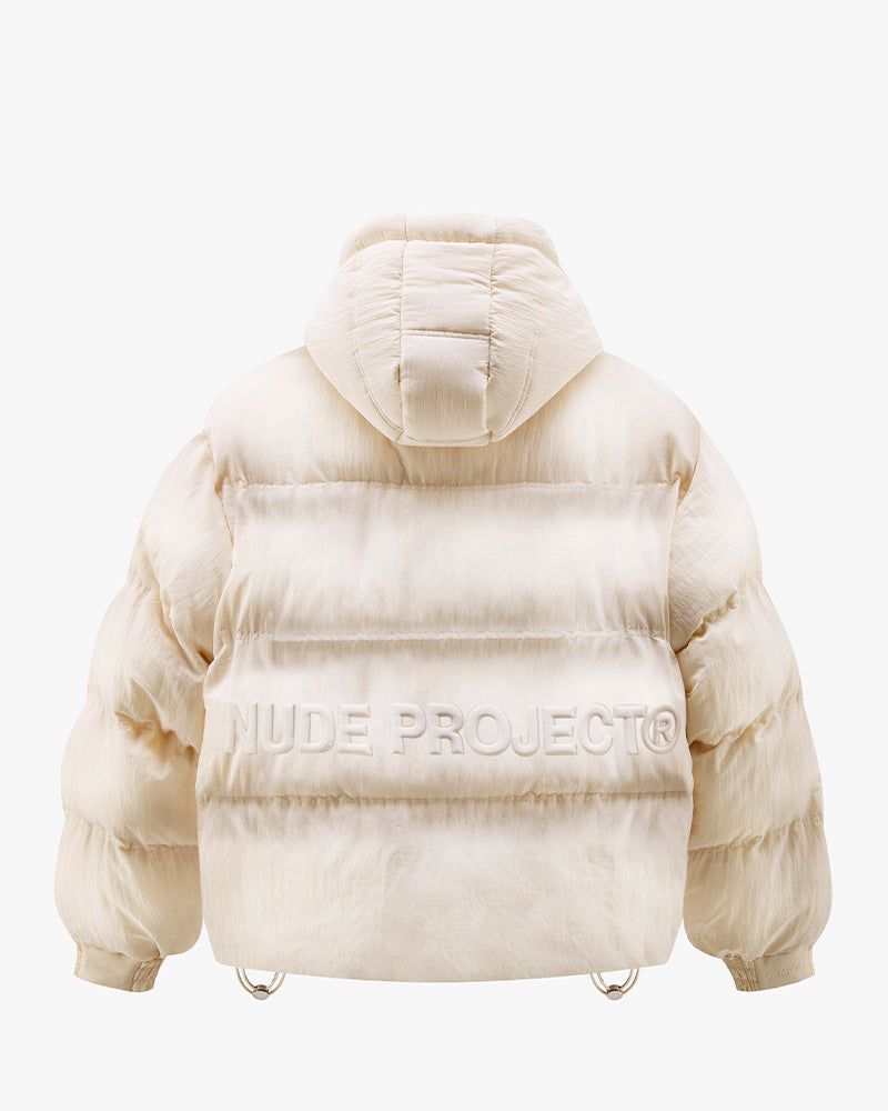 Nude Project Og Puffer Jacket Cream | US-60932UKGD