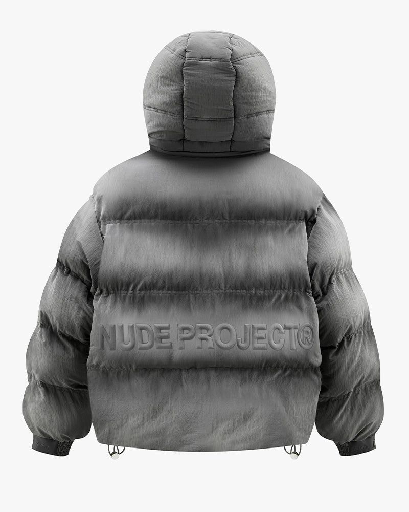 Nude Project Og Puffer Jacket Dark Grey | US-65149QZXO