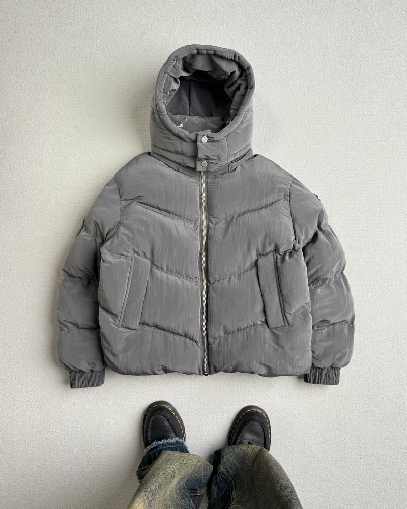 Nude Project Og Puffer Jacket Dark Grey | US-65149QZXO