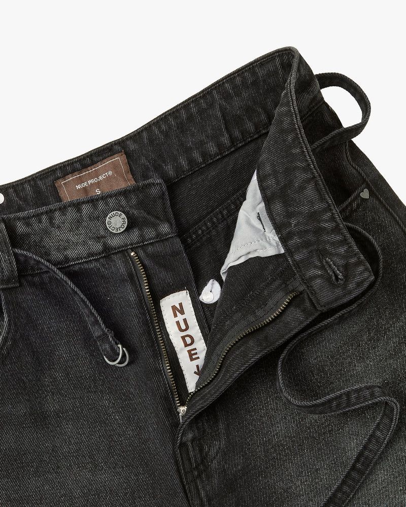 Nude Project Old Baggy Jeans Black | US-73852PZGX