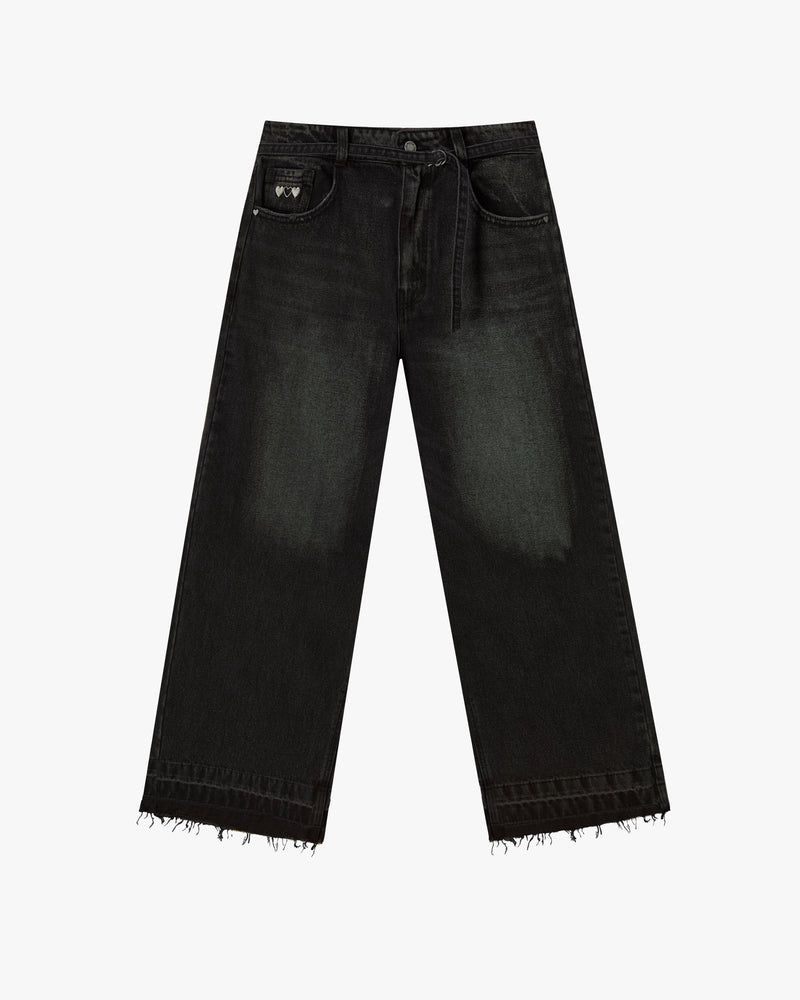 Nude Project Old Baggy Jeans Black | US-73852PZGX